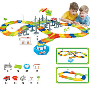 Electronic Rail Racing Track