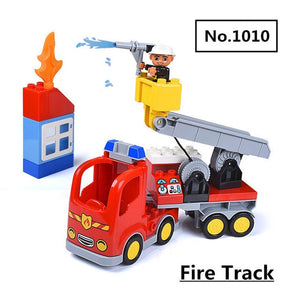 Fire Department & Firemen Building Blocks